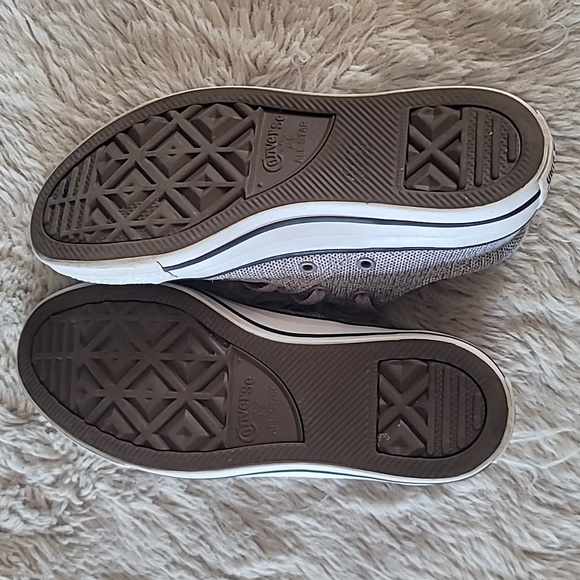 Converse Madison grey knit lo cut shoe ladies sz 6 - Picture 5 of 6